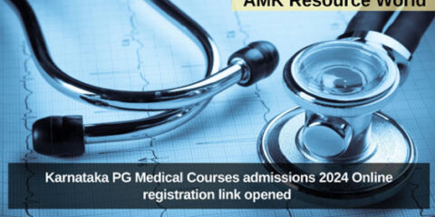 Karnataka PG Medical Courses admissions 2024 Online registration link opened