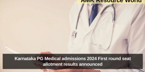 Karnataka PG Medical admissions 2024 First round seat allotment results announced