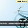 Karnataka PG Medical admissions 2024