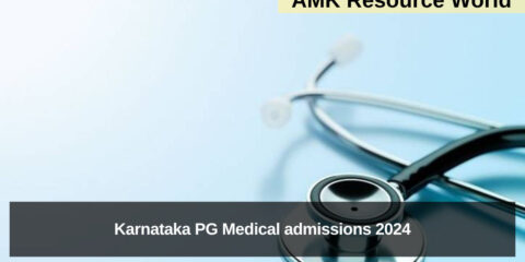 Karnataka PG Medical admissions 2024