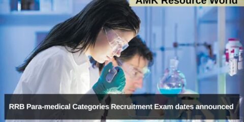 RRB Para-medical Categories Recruitment Exam dates announced