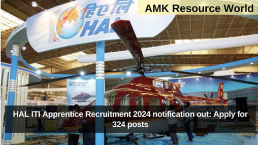 HAL ITI Apprentice Recruitment 2024 notification out: Apply for 324 posts