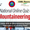 1st National Online Quiz on Mountaineering Registrations open, Participate & win exciting prizes