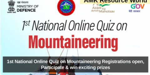 1st National Online Quiz on Mountaineering Registrations open, Participate & win exciting prizes