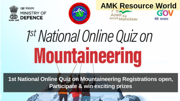 1st National Online Quiz on Mountaineering Registrations open, Participate & win exciting prizes