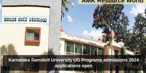 Karnataka Samskrit University UG Programs admissions 2024 applications open