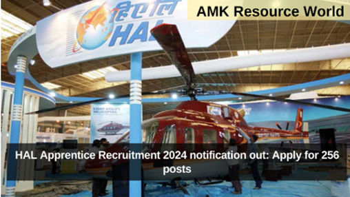 HAL Apprentice Recruitment 2024 notification out: Apply for 256 posts