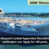 Cochin Shipyard Limited Apprentice Recruitment 2024 notification out: Apply for 140 posts