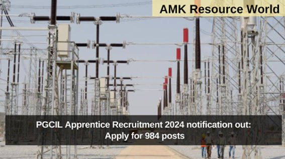 PGCIL Apprentice Recruitment 2024 notification out: Apply for 984 posts