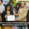 SHF Saloni Heart Foundation Scholarship Program 2024-25 For MBBS Students Applications Open