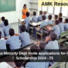 Karnataka Minority Dept invite applications for Pre Matric Scholarship 2024 - 25