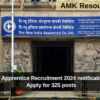 NIACL Apprentice Recruitment 2024 notification out: Apply for 325 posts