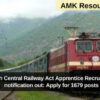 RRC, North Central Railway Act Apprentice Recruitment 2024 notification out: Apply for 1679 posts