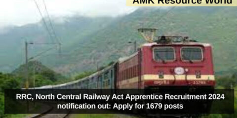 RRC, North Central Railway Act Apprentice Recruitment 2024 notification out: Apply for 1679 posts