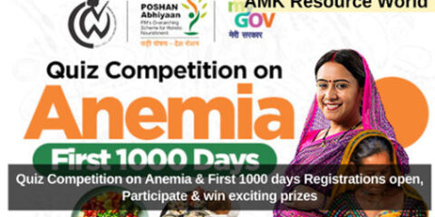 Quiz Competition on Anemia & First 1000 days Registrations open, Participate & win exciting prizes