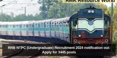 RRB NTPC (Undergraduate) Recruitment 2024 notification out: Apply for 3445 posts