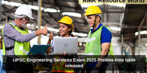 UPSC Engineering Services Exam 2025 Prelims time table released