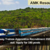 Konkan Railway Trainee Apprentice Recruitment 2024 notification out: Apply for 190 posts