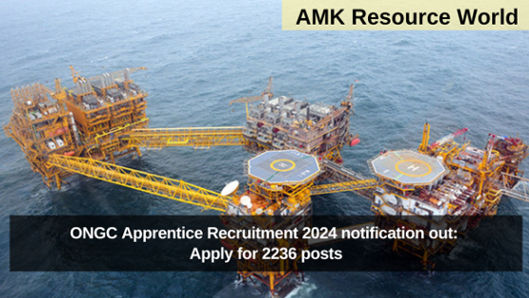 ONGC Apprentice Recruitment 2024 notification out: Apply for 2236 posts