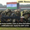 Territorial Army Soldier, Clerk & Other Recruitment 2024 notification out: Apply for 2847 posts