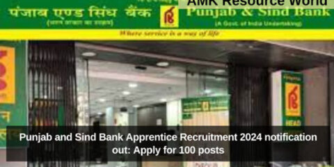 Punjab and Sind Bank Apprentice Recruitment 2024 notification out: Apply for 100 posts