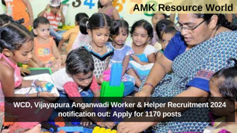 WCD, Vijayapura Anganwadi Worker & Helper Recruitment 2024 notification out: Apply for 1170 posts