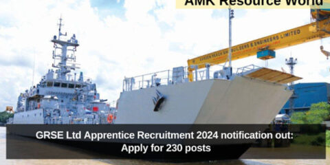 GRSE Ltd Apprentice Recruitment 2024 notification out: Apply for 230 posts