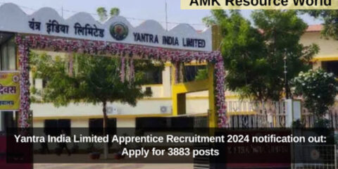 Yantra India Limited Apprentice Recruitment 2024 notification out: Apply for 3883 posts