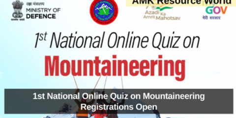 1st National Online Quiz on Mountaineering Registrations Open