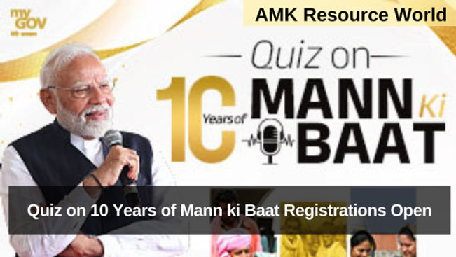 Quiz on 10 Years of Mann ki Baat Registrations Open