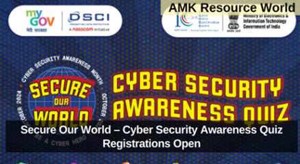 Secure Our World – Cyber Security Awareness Quiz Registrations Open