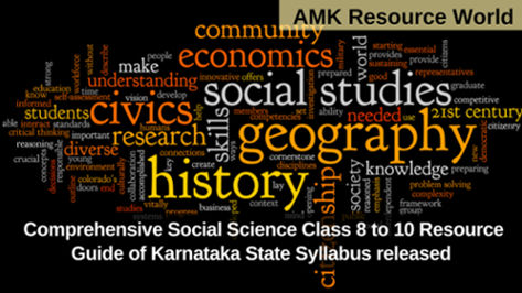 Comprehensive Social Science Class 8 to 10 Resource Guide of Karnataka State Syllabus released