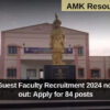 VSKUB Guest Faculty Recruitment 2024 notification out: Apply for 84 posts