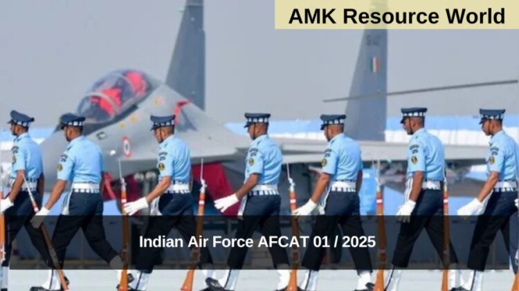 Indian Air Force AFCAT 01 / 2025 results announced