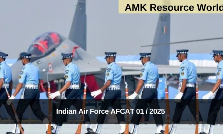 Indian Air Force AFCAT 01 / 2025 results announced