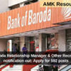 Bank of Baroda Relationship Manager & Other Recruitment 2024 notification out: Apply for 592 posts