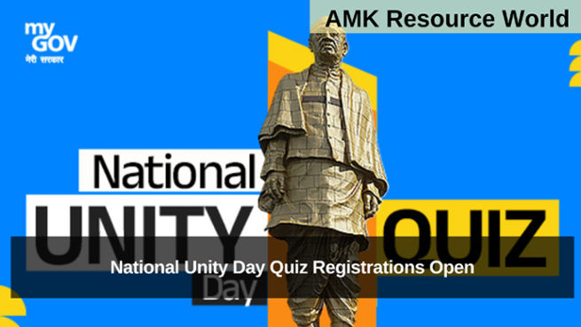 National Unity Day Quiz Registrations Open