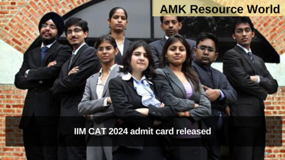 IIM CAT 2024 admit card released