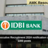 IDBI Bank Executive Recruitment 2024 notification out: Apply for 1000 posts