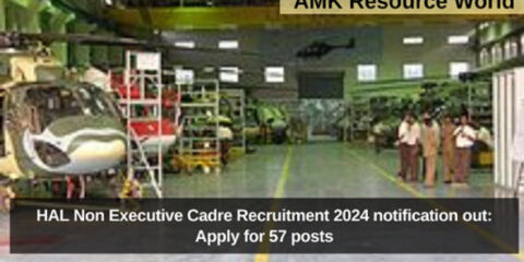 HAL Non Executive Cadre Recruitment 2024 notification out: Apply for 57 posts