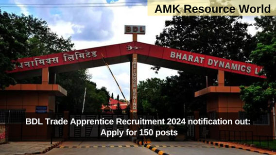 BDL Trade Apprentice Recruitment 2024 notification out: Apply for 150 posts