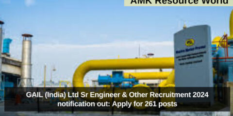 GAIL (India) Ltd Sr Engineer & Other Recruitment 2024 notification out: Apply for 261 posts