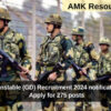 BSF Constable (GD) Recruitment 2024 notification out: Apply for 275 posts