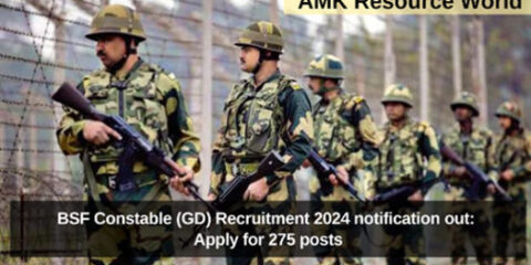 BSF Constable (GD) Recruitment 2024 notification out: Apply for 275 posts