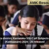 Vijayanagara district, Karnataka SSLC all Subjects Workbooks (Kalikaasare) 2024 - 25 released