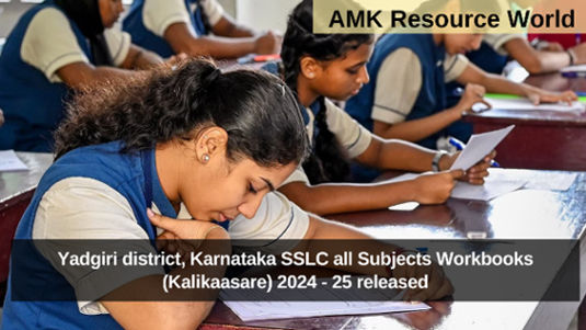 Yadgiri district, Karnataka SSLC all Subjects Workbooks (Kalikaasare) 2024 - 25 released