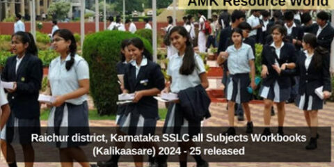 Raichur district, Karnataka SSLC all Subjects Workbooks (Kalikaasare) 2024 - 25 released