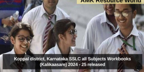 Koppal district, Karnataka SSLC all Subjects Workbooks (Kalikaasare) 2024 - 25 released