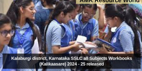 Kalaburgi district, Karnataka SSLC all Subjects Workbooks (Kalikaasare) 2024 - 25 released