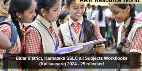 Bidar district, Karnataka SSLC all Subjects Workbooks (Kalikaasare) 2024 - 25 released